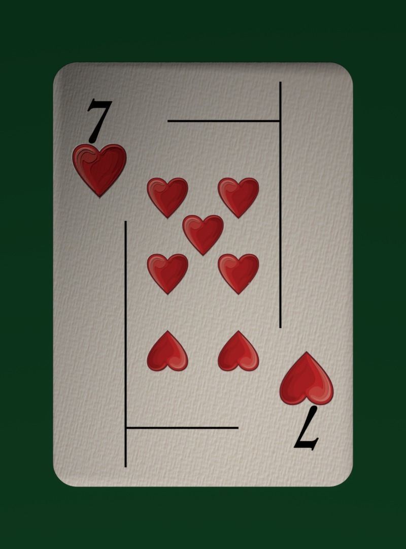 Deck of cards Low-poly 3D model_7