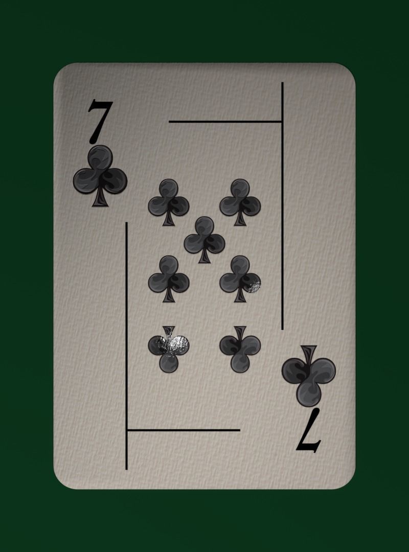 Deck of cards Low-poly 3D model_46