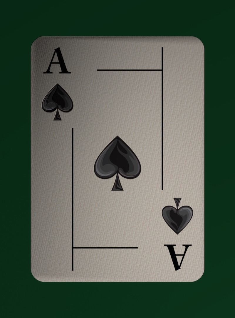 Deck of cards Low-poly 3D model_13