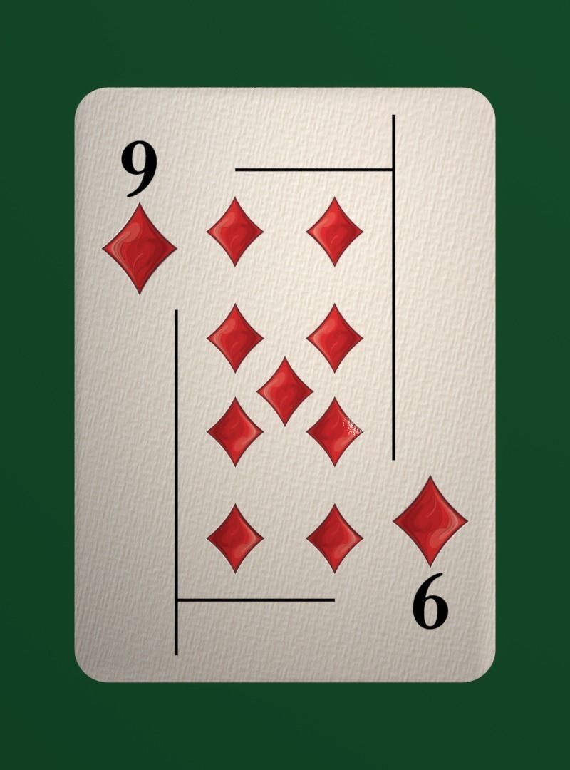 Deck of cards Low-poly 3D model_31