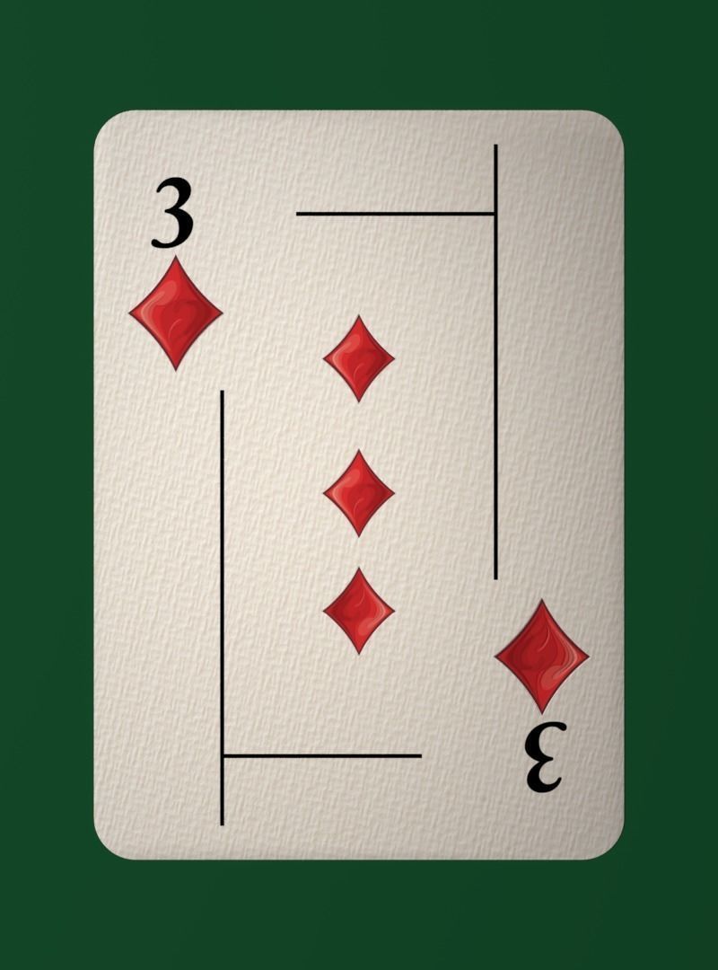 Deck of cards Low-poly 3D model_37