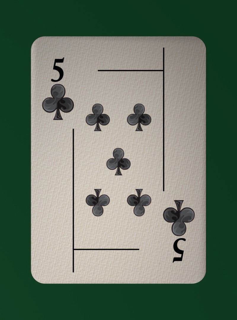 Deck of cards Low-poly 3D model_48