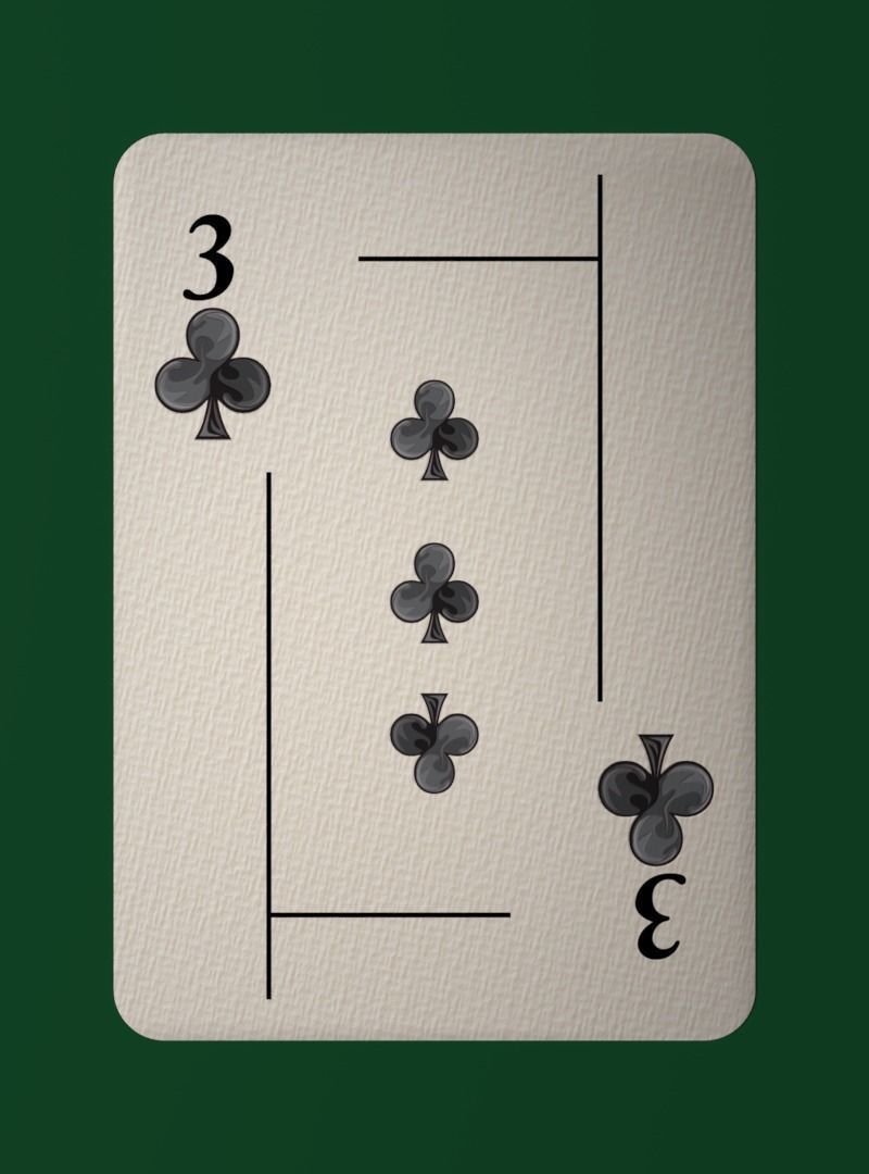 Deck of cards Low-poly 3D model_50