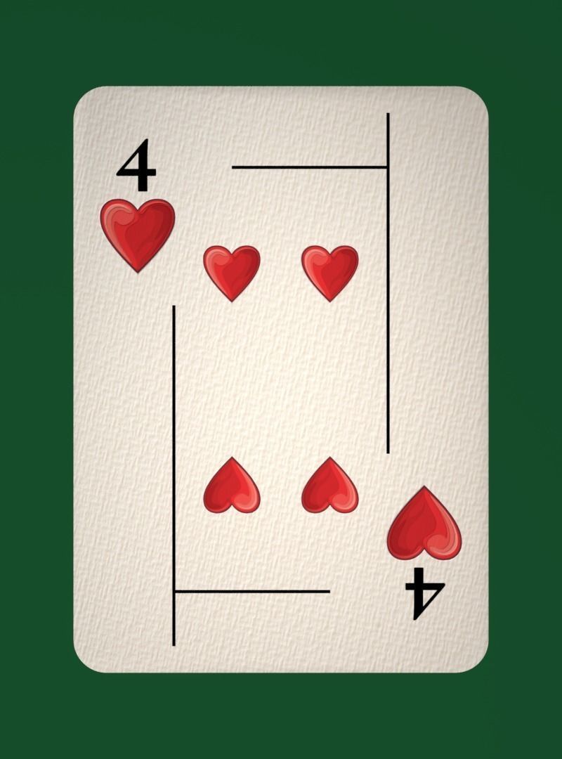 Deck of cards Low-poly 3D model_10