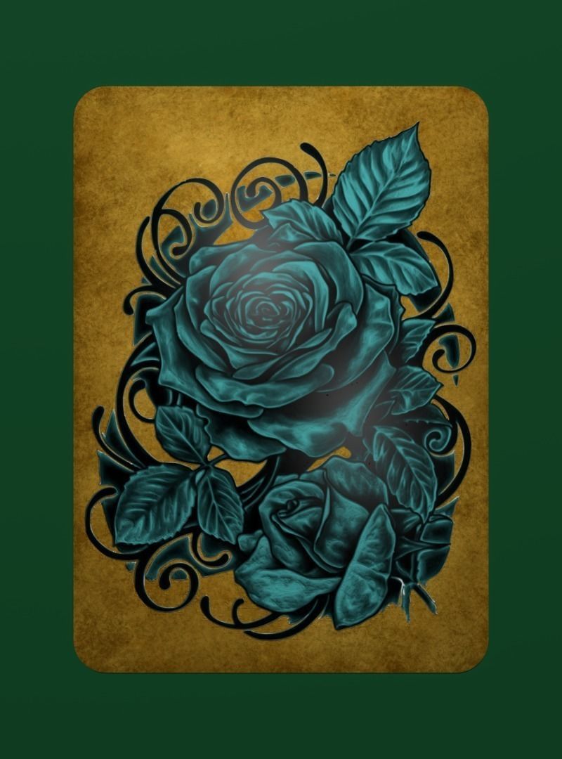 Deck of cards Low-poly 3D model_52