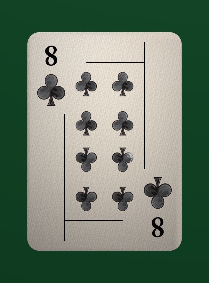 Deck of cards Low-poly 3D model_45