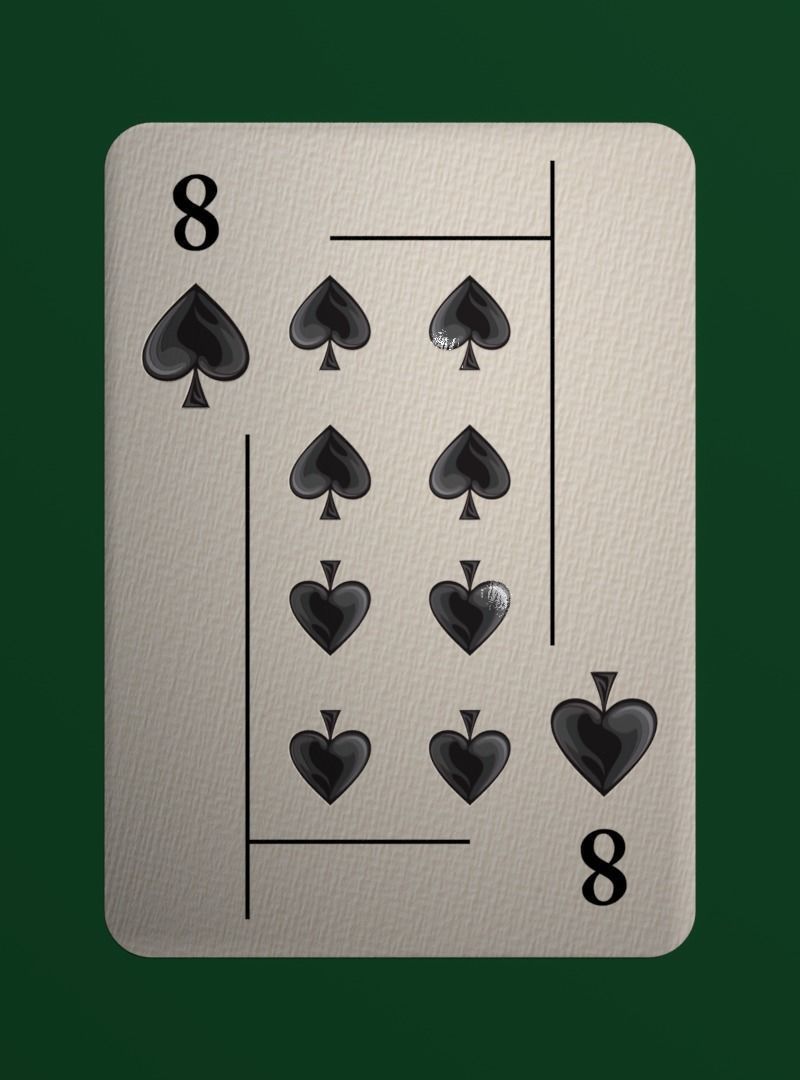 Deck of cards Low-poly 3D model_19