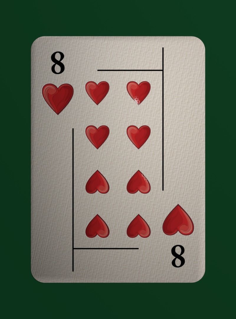 Deck of cards Low-poly 3D model_6
