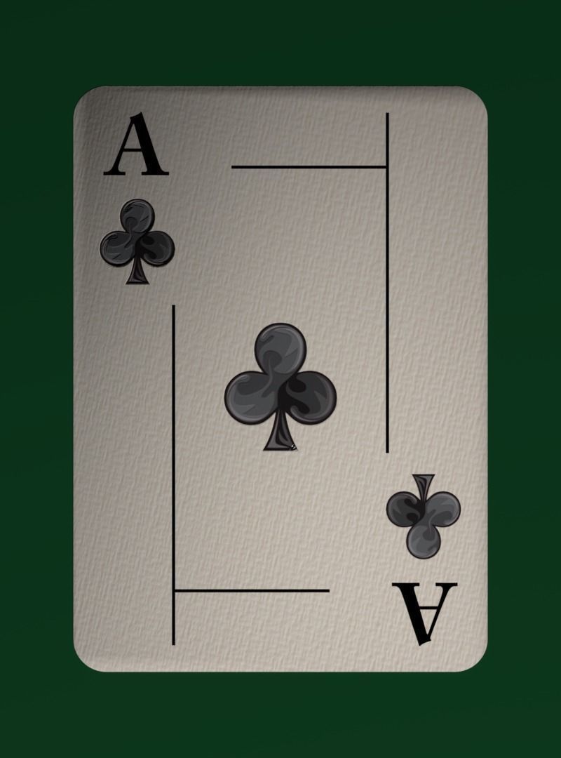 Deck of cards Low-poly 3D model_39