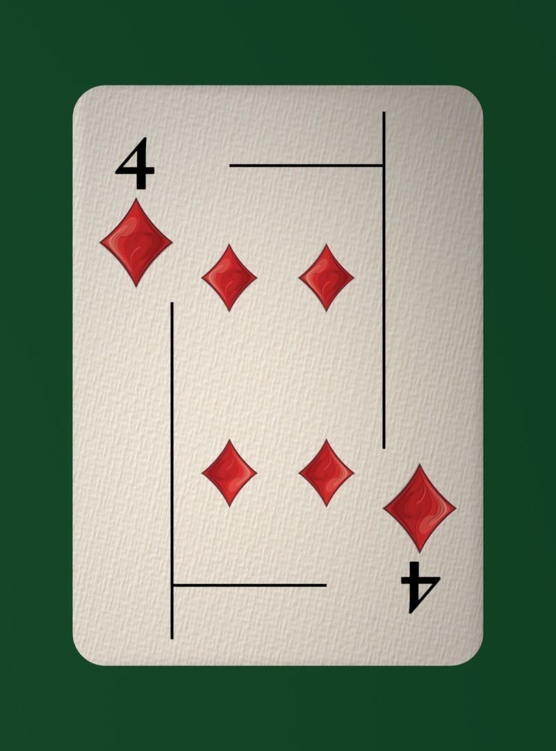 Deck of cards Low-poly 3D model_36
