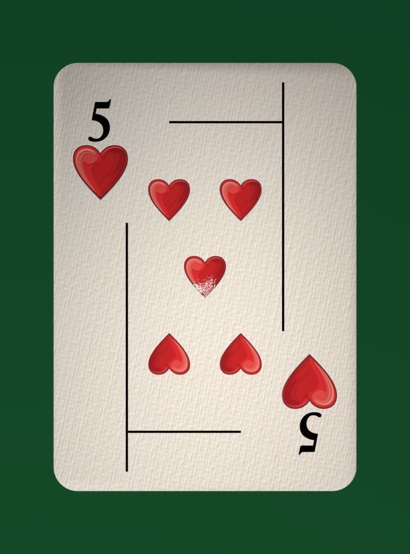 Deck of cards Low-poly 3D model_9