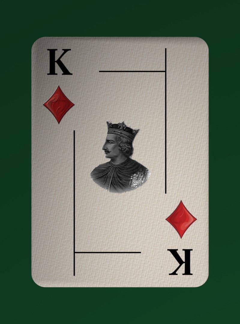 Deck of cards Low-poly 3D model_27