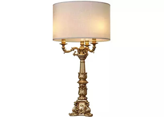 Table lamp in classic style JONATHAN Gold European Lighting