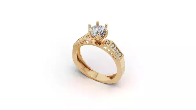 Solitaire Ring 08