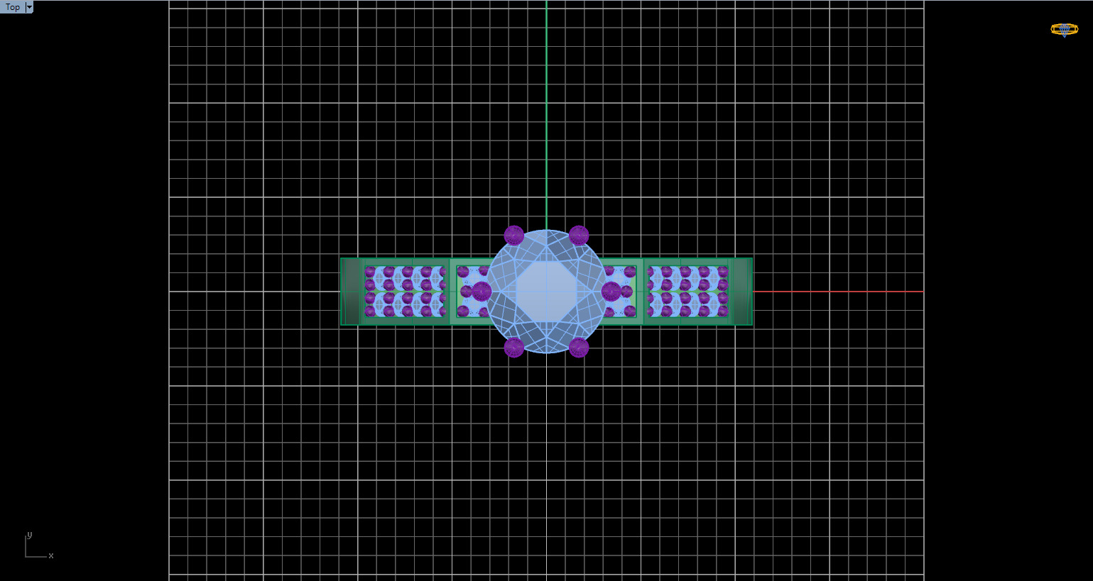 Solitaire Ring 08 3D print model_3