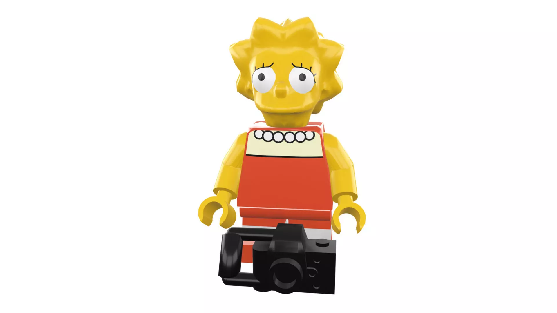 3D print minifigure - Lisa The Simpsons 3D print model