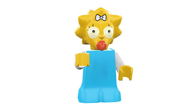 3D print minifigure - Maggie The Simpsons 3D print model