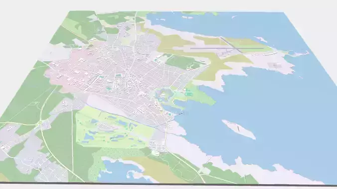 Cityscape Kuressaare Estonia