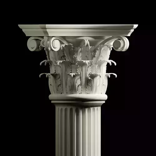 Ancient Style Roman Pillar - Corinthian Column 
