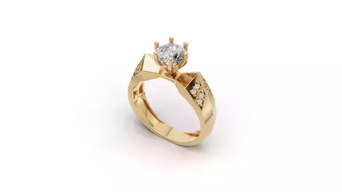 Solitaire Ring 09