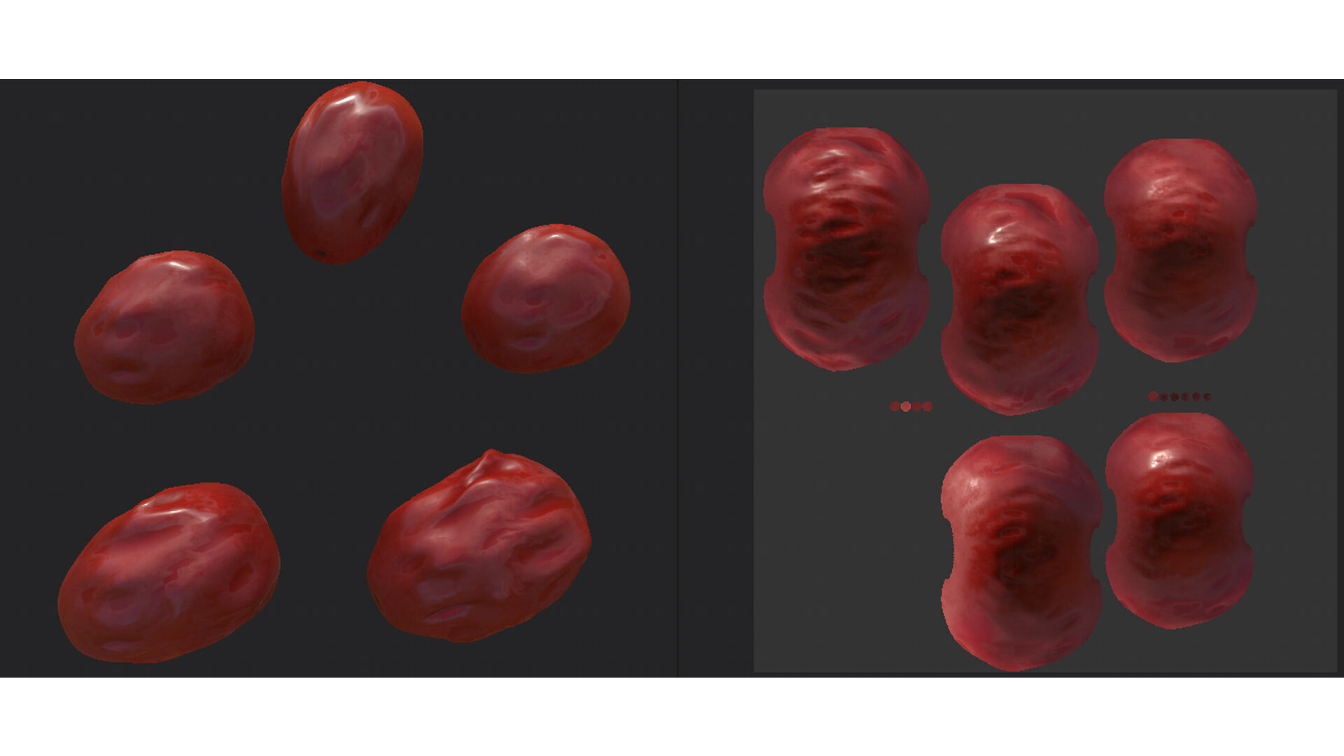 jujube fruit  Low-poly 3D model_8
