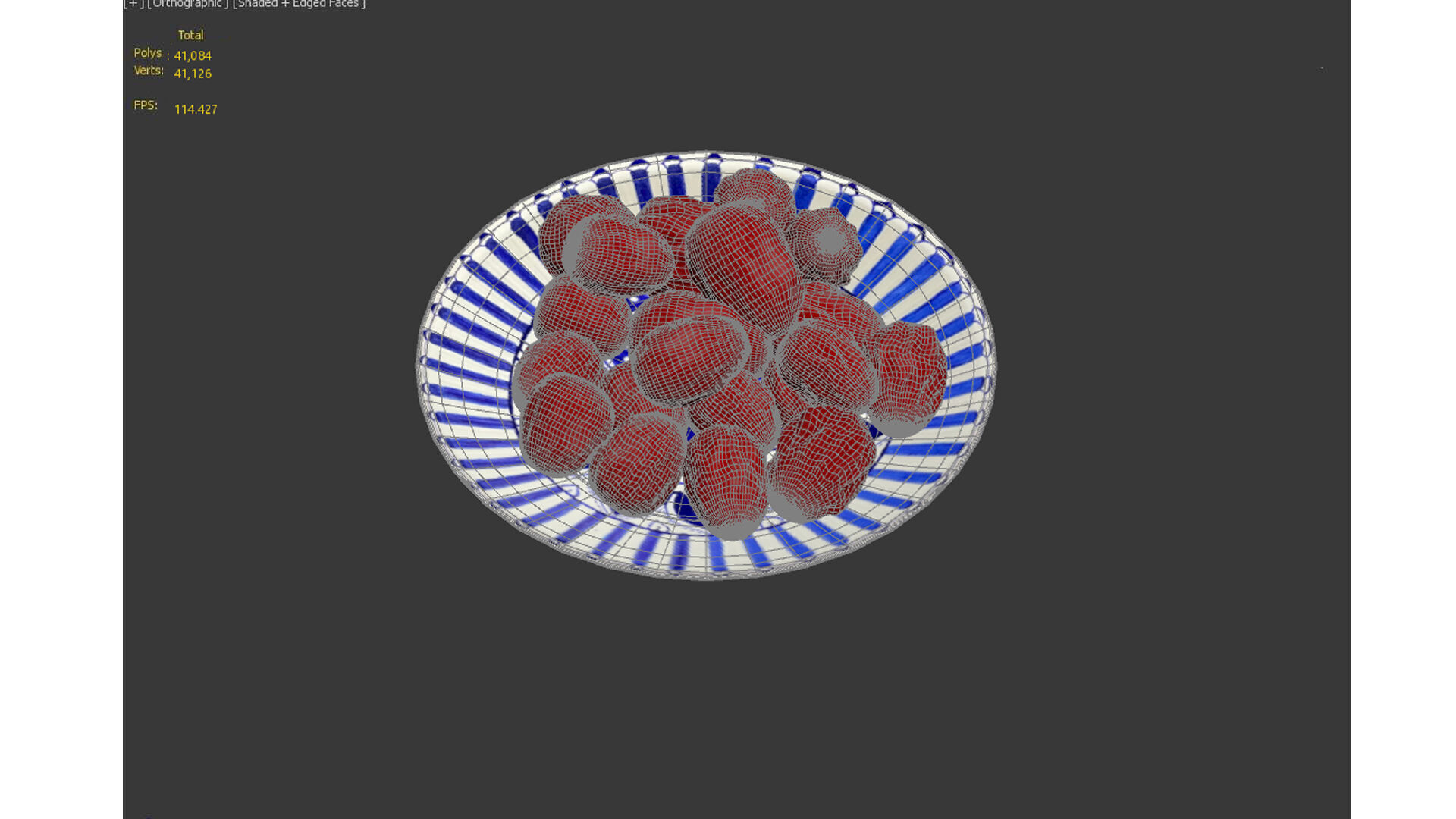 jujube fruit  Low-poly 3D model_6