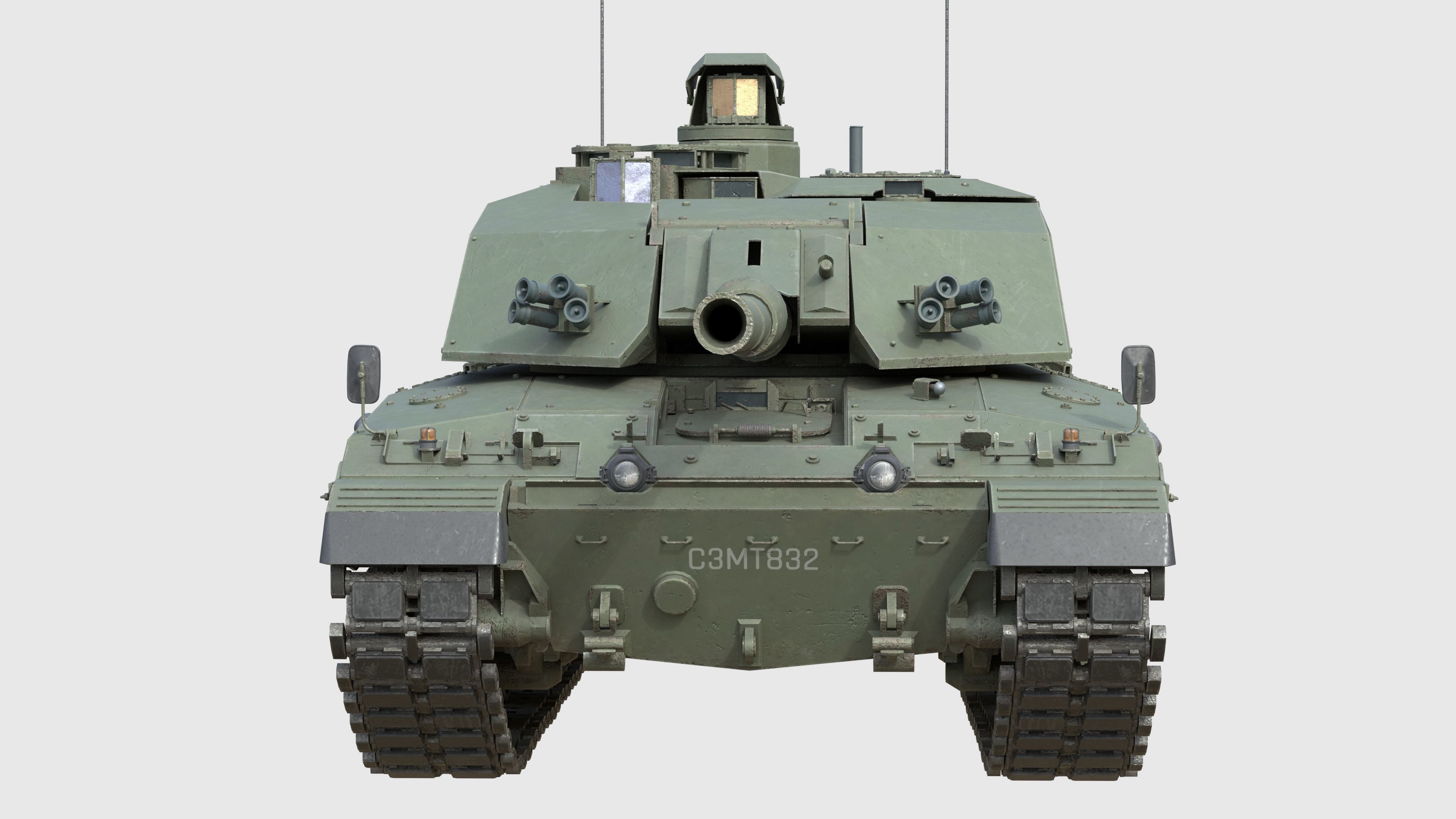 Challenger 3 Main battle tank Challenger 3 Low-poly 3D model_7