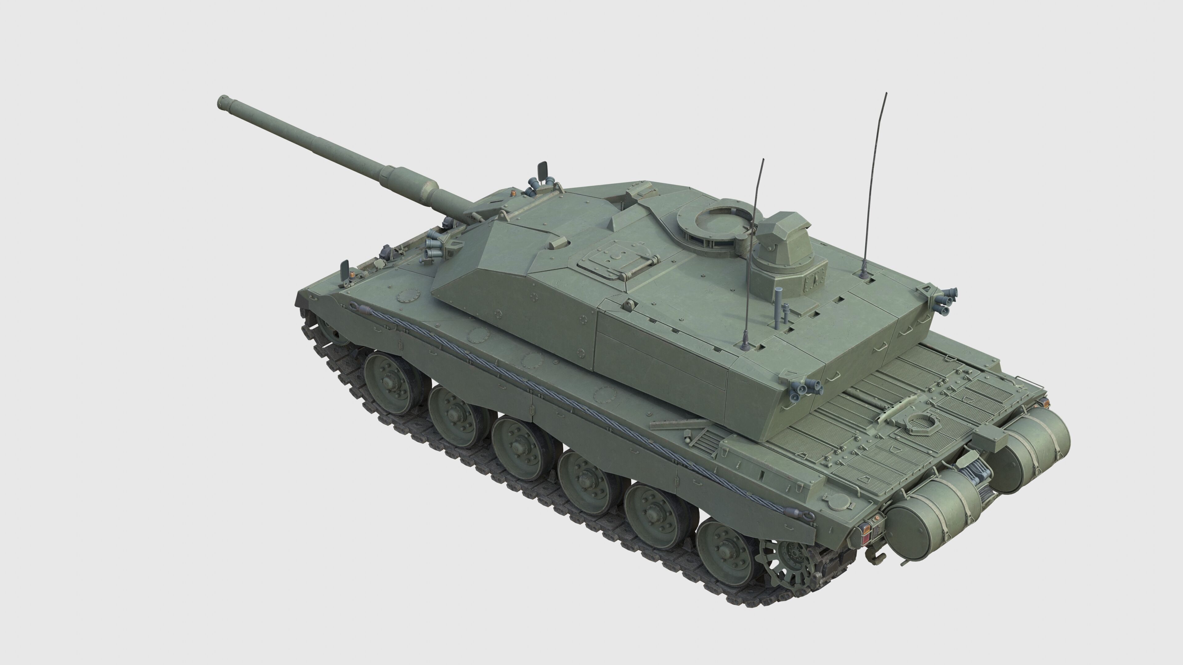 Challenger 3 Main battle tank Challenger 3 Low-poly 3D model_4