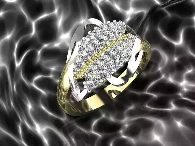 Ring gold and diamond
