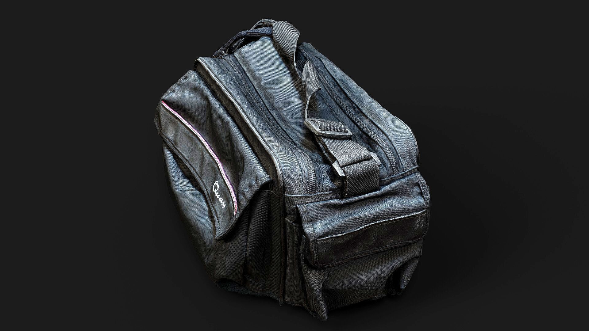 bag dirty cloth material old retro prop PBR photogrammetry Low-poly 3D model_2