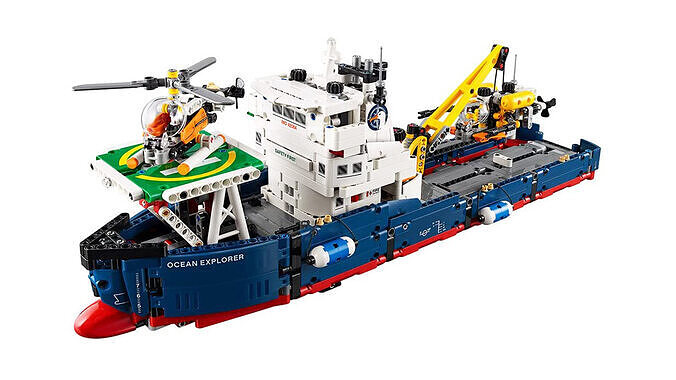 TwindBricks3D - 42064 Ocean-Explorer 3D print model