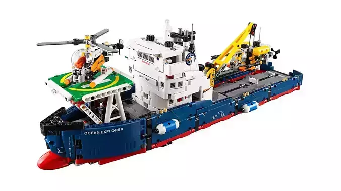 TwindBricks3D - 42064 Ocean-Explorer 3D print model