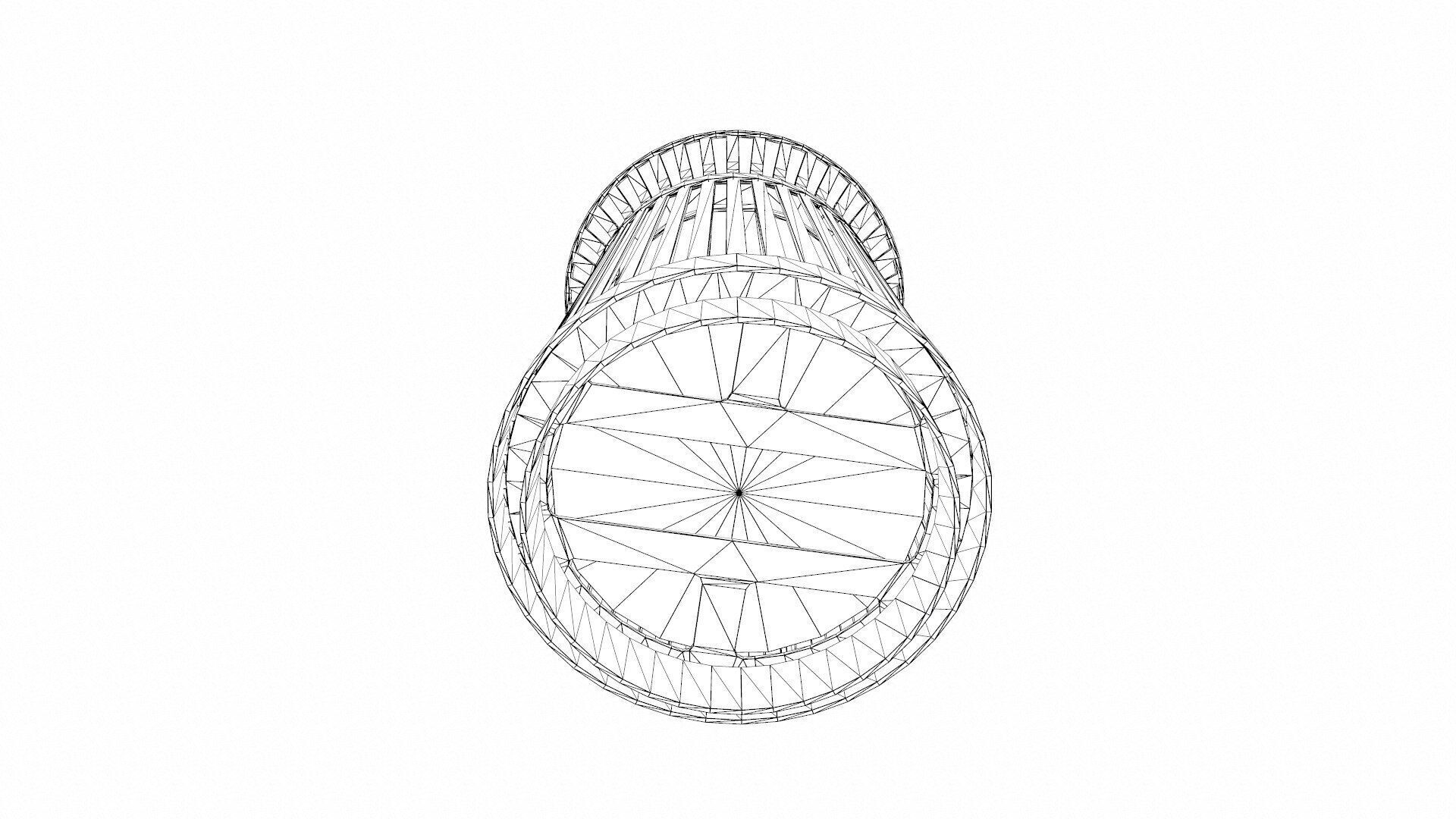 Trash Can Low-poly PBR Low-poly 3D model_18