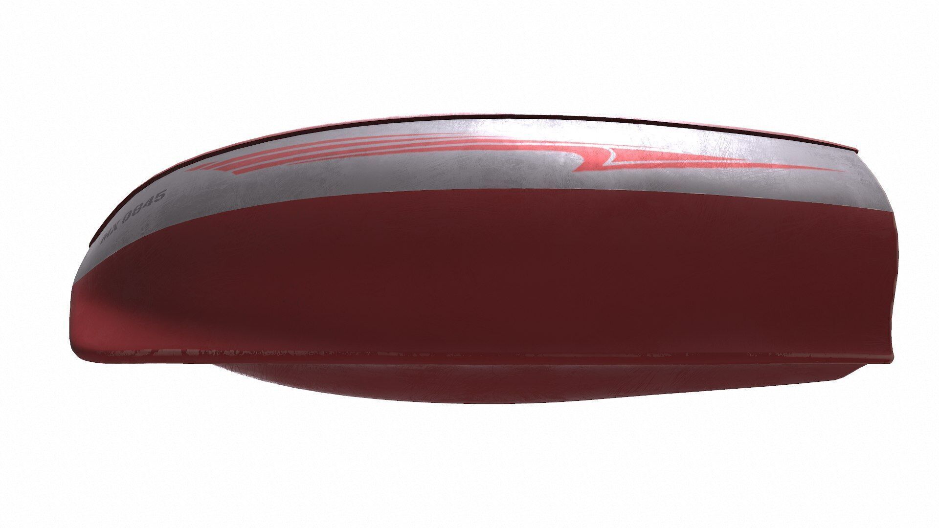 Row Boat Low-poly PBR Low-poly 3D model_15