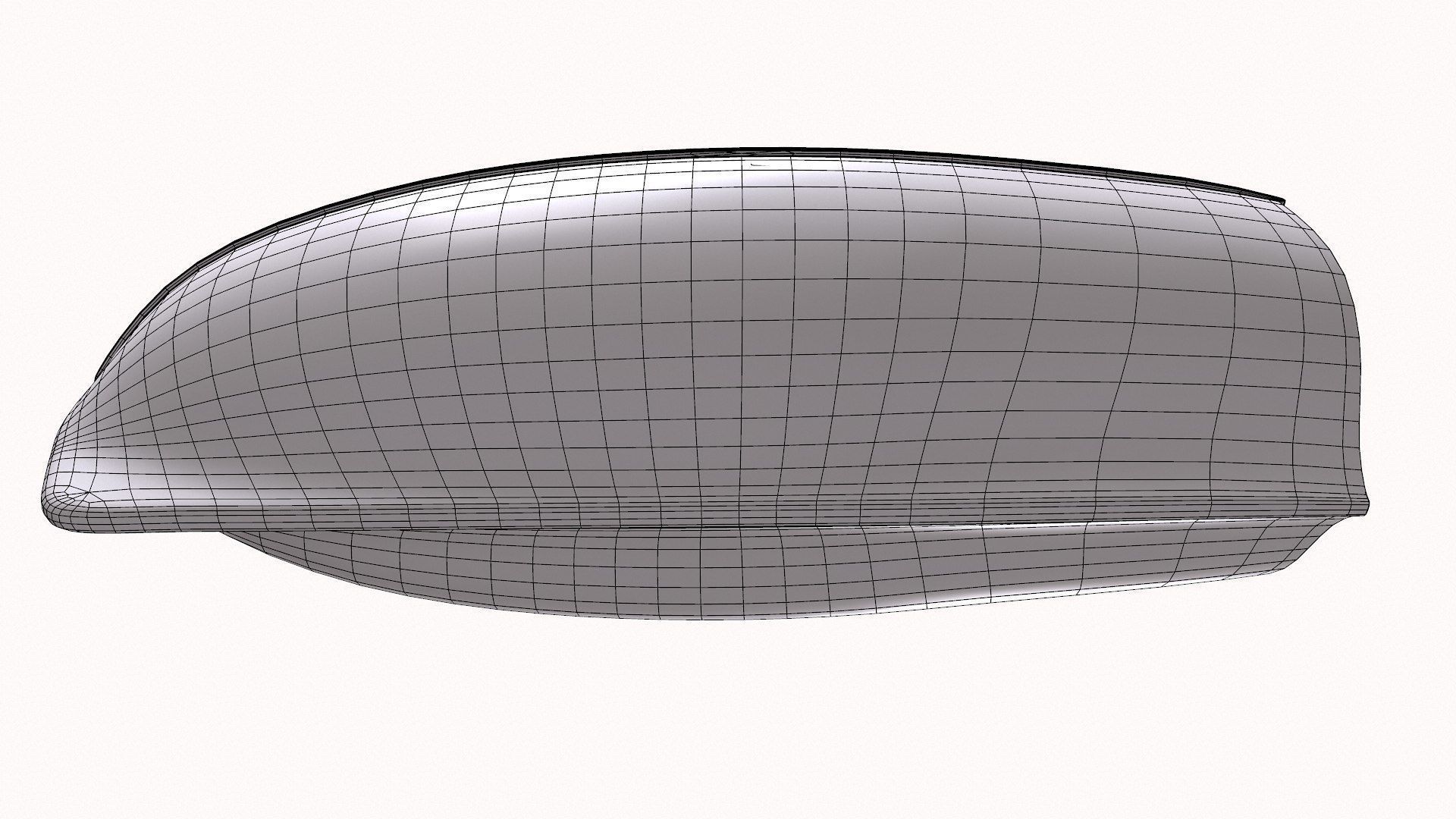 Row Boat Low-poly PBR Low-poly 3D model_22