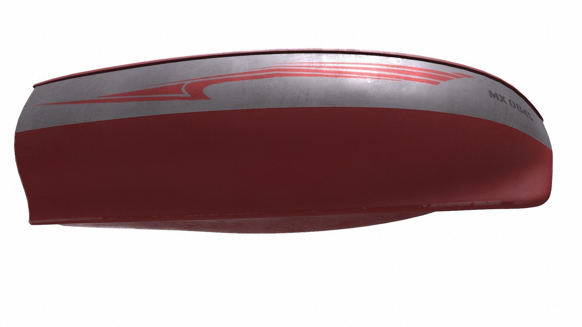 Row Boat Low-poly PBR Low-poly 3D model_16