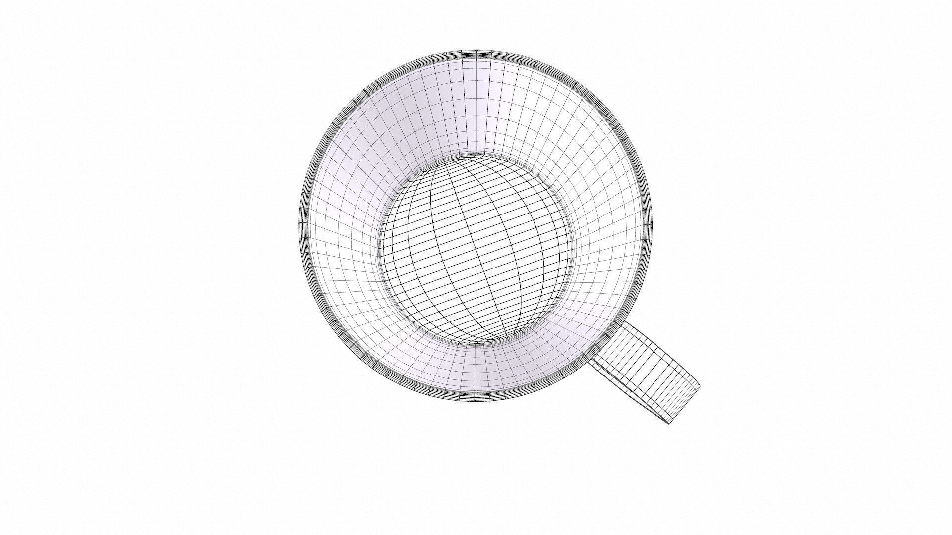 Old Brass Mug PBR Low-poly 3D model_10