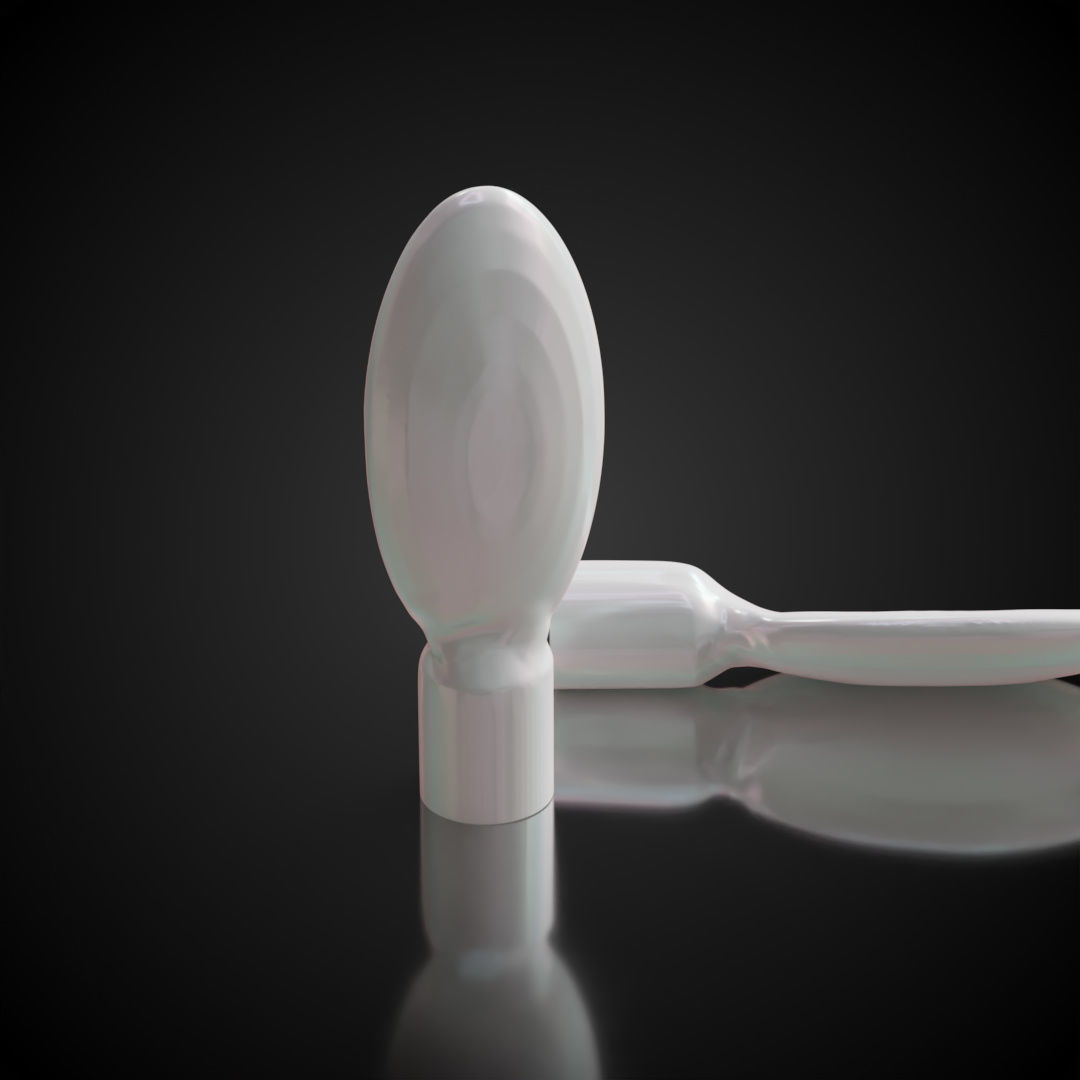 Tiny spoon 3D print model_9