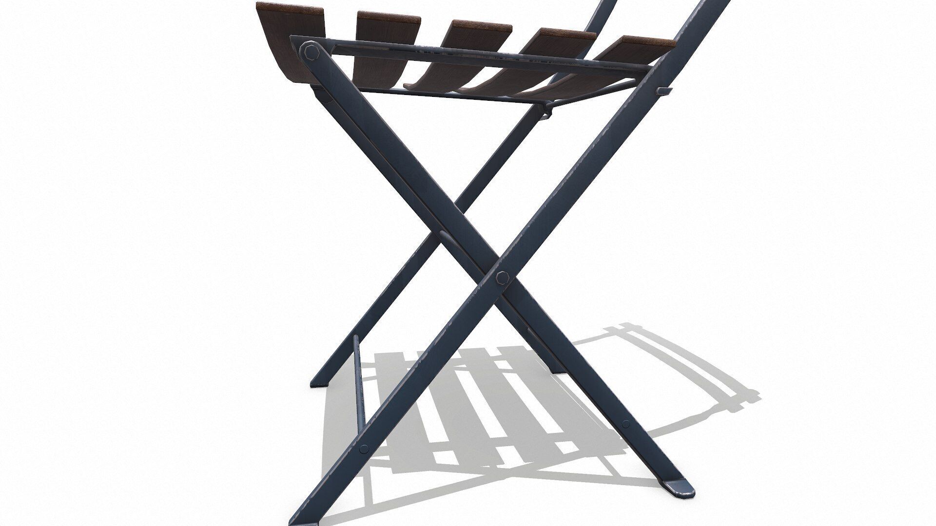 Old Chair1 Low-poly PBR Low-poly 3D model_5