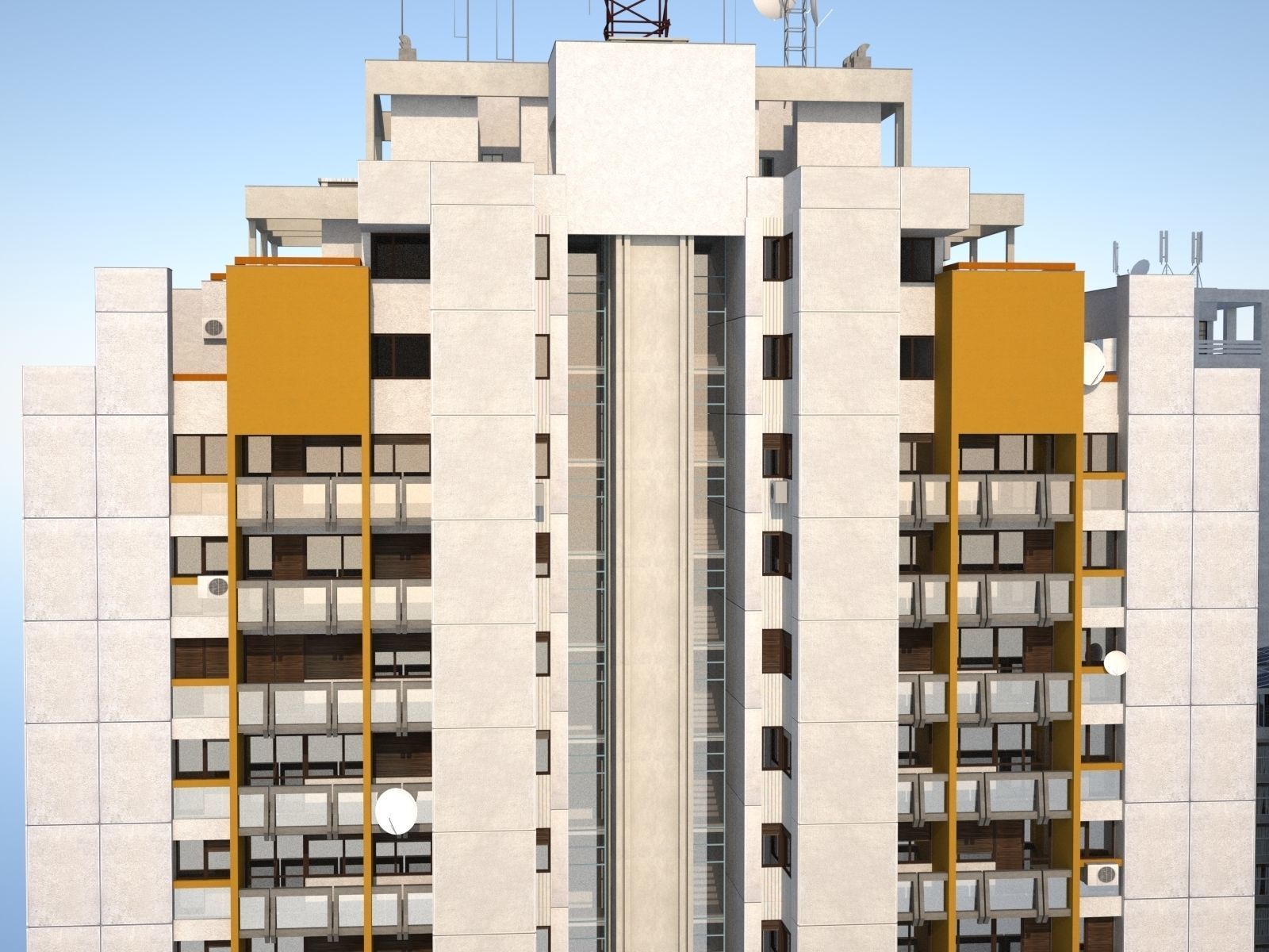 White City Low-poly 3D model_16