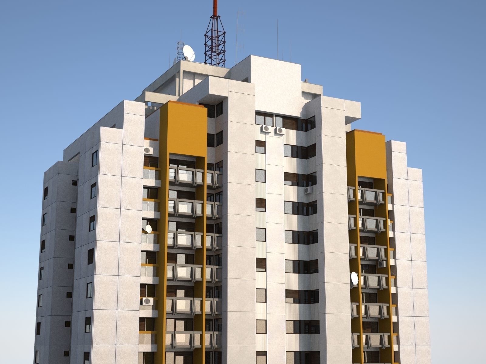 White City Low-poly 3D model_15