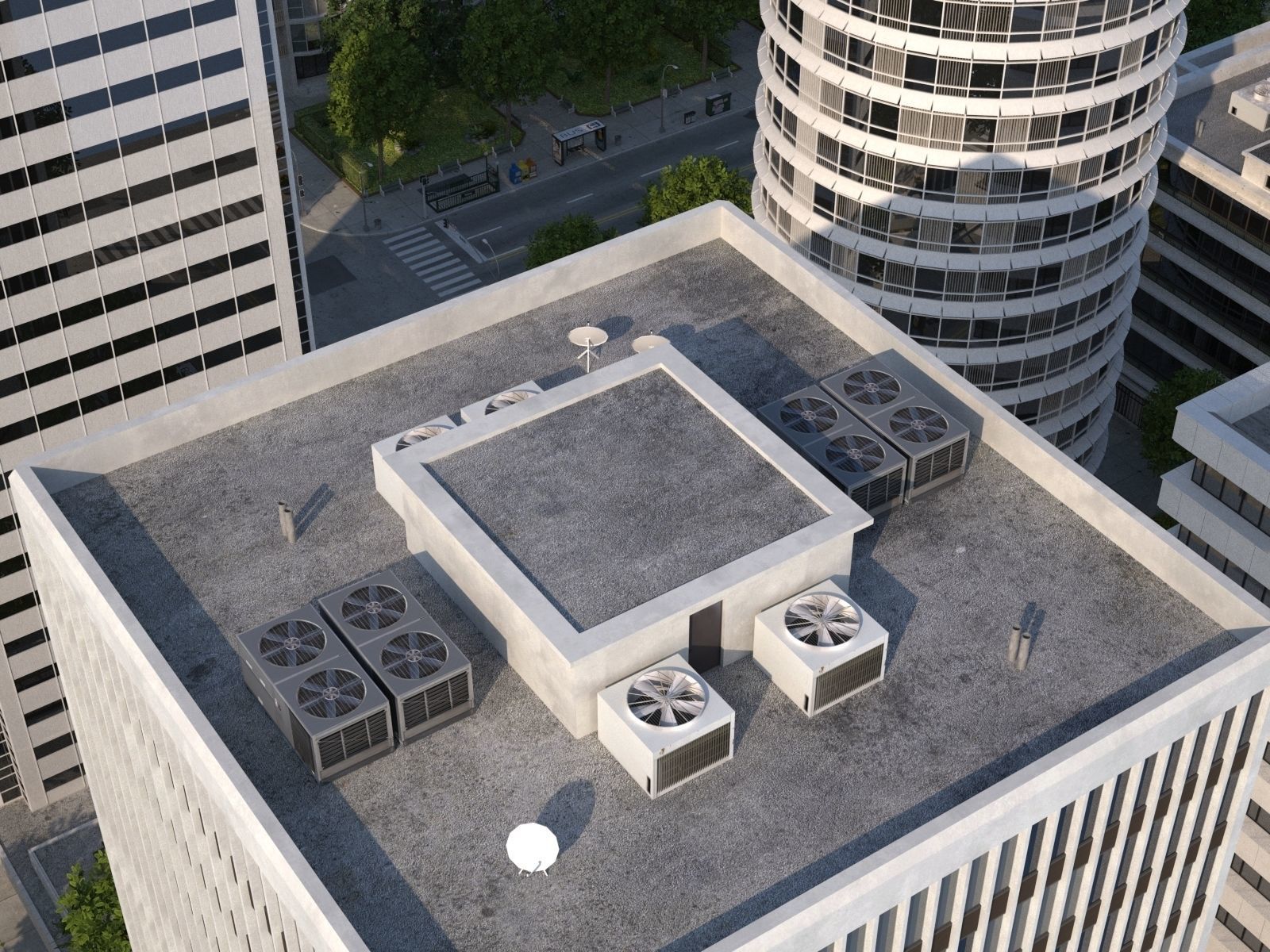 White City Low-poly 3D model_20