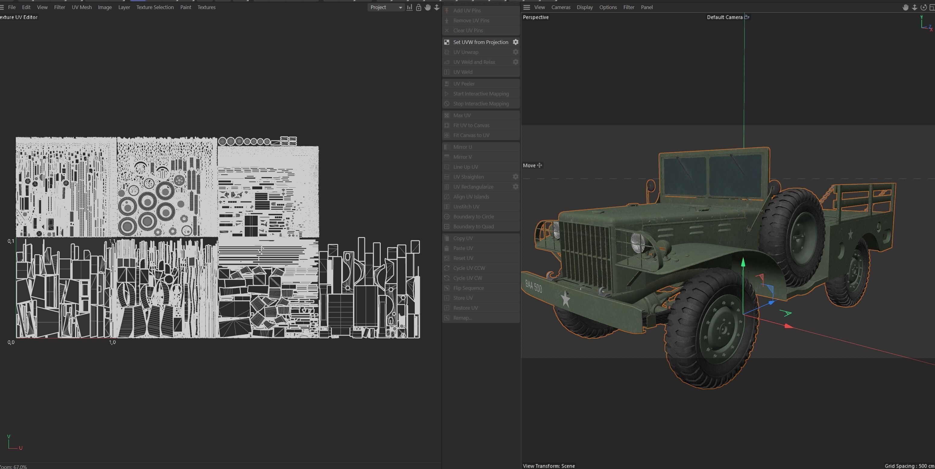 Dodge WC 51 Dodge WC-51 Low-poly 3D model_10