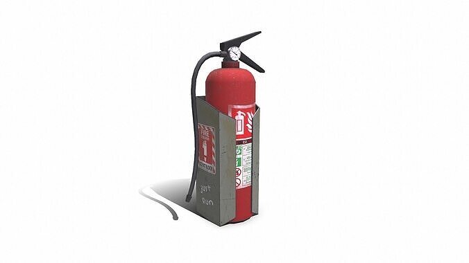 Fire Extinguisher Low-poly PBR Low-poly 3D model