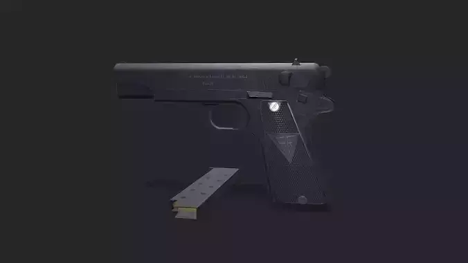 FB Radom VIS 35 Pistol 1936 Low-poly PBR Low-poly 3D model