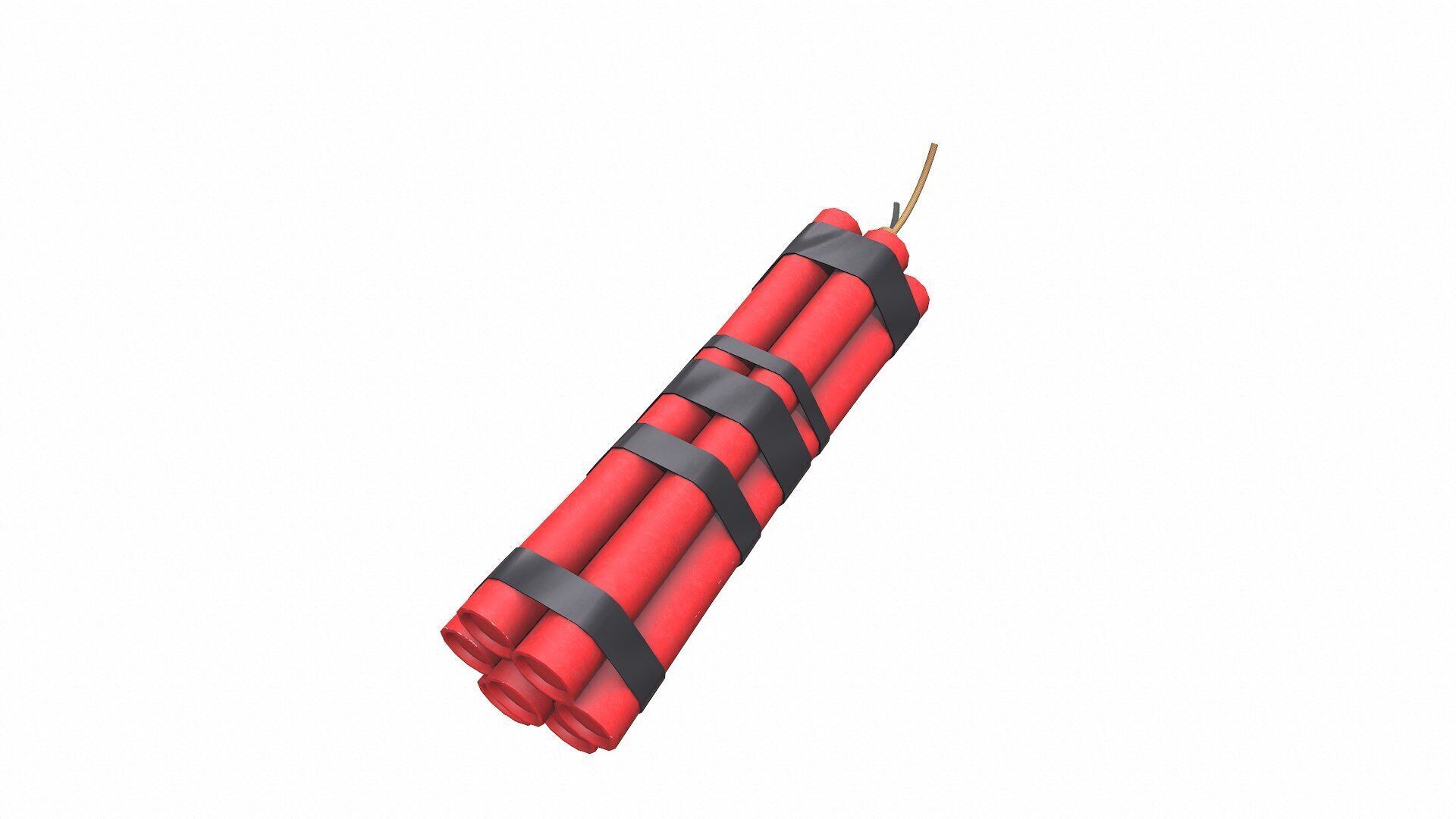 Dynamite Low-poly PBR Low-poly 3D model_5