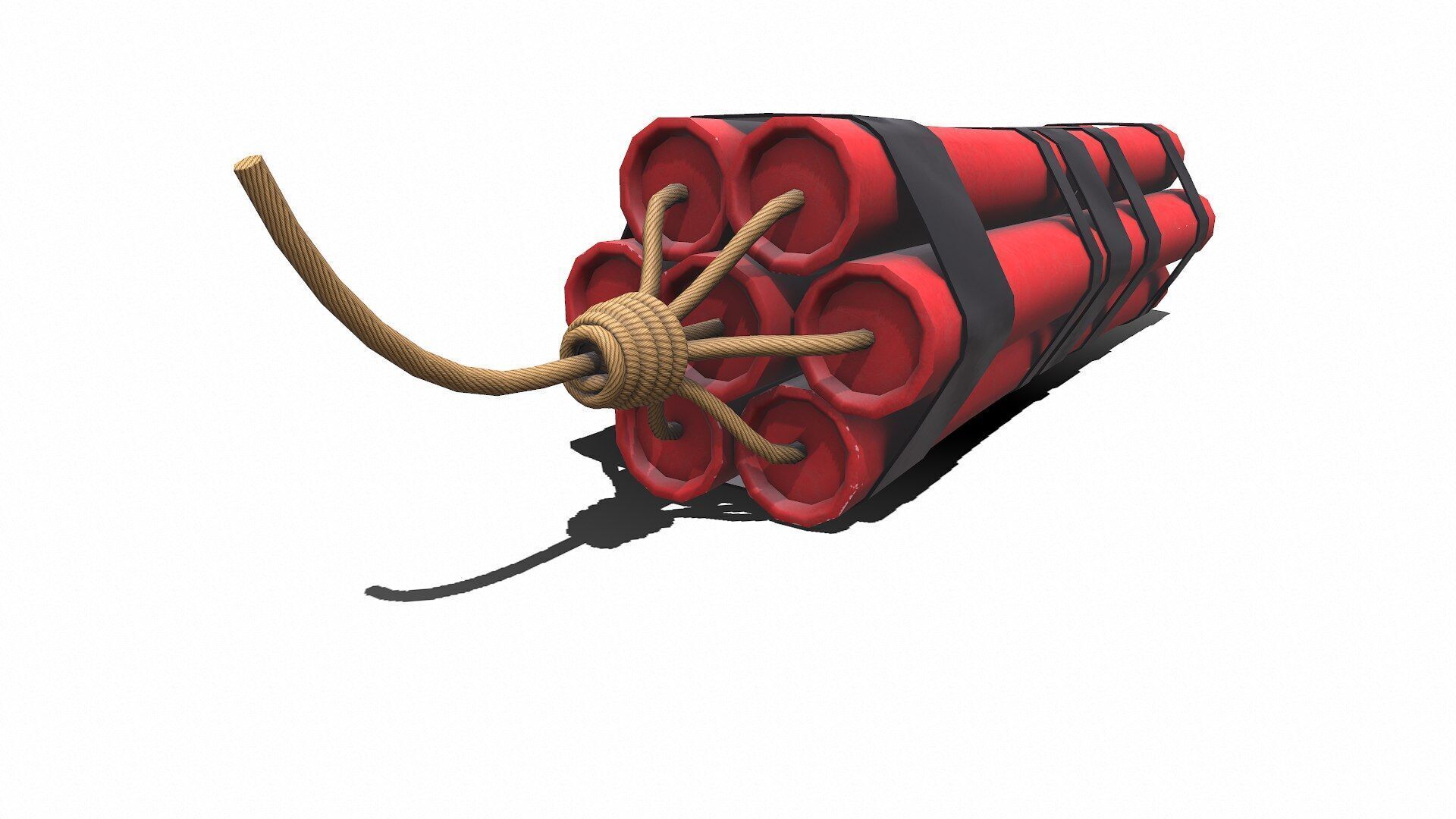 Dynamite Low-poly PBR Low-poly 3D model_3