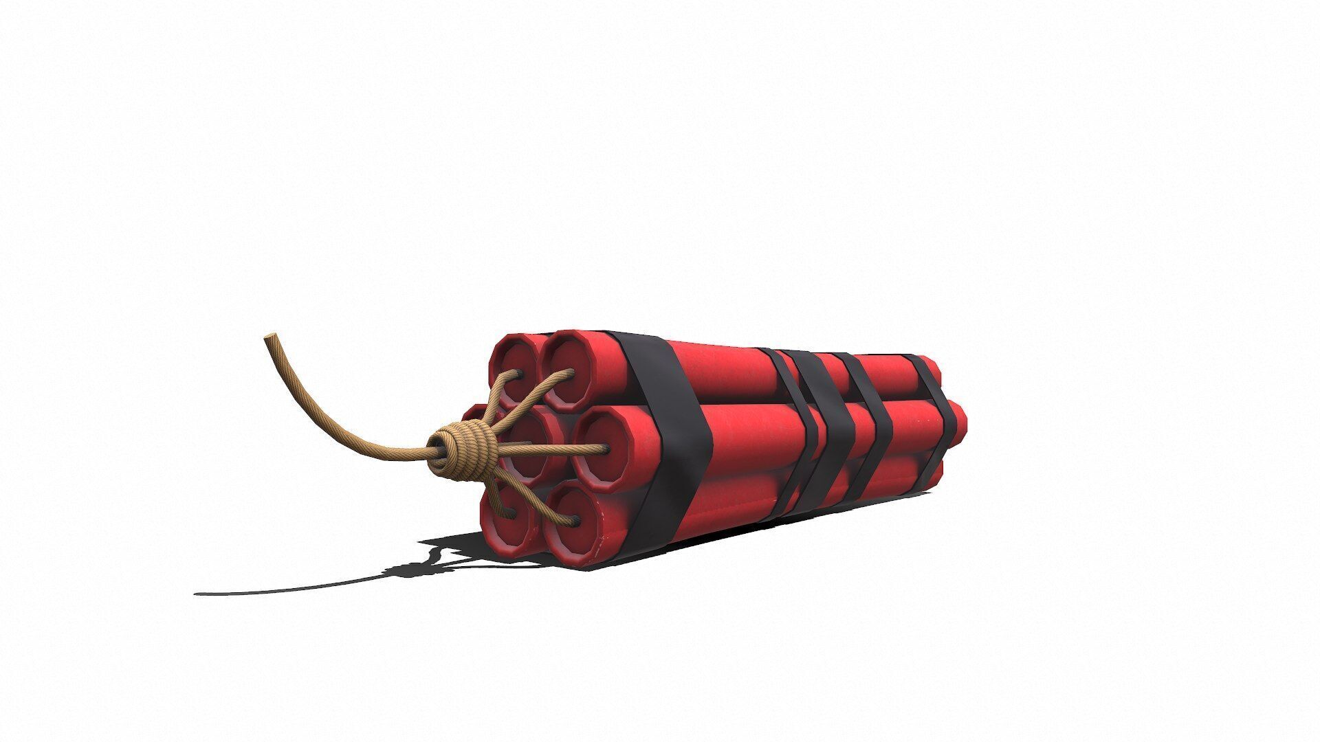 Dynamite Low-poly PBR Low-poly 3D model_9