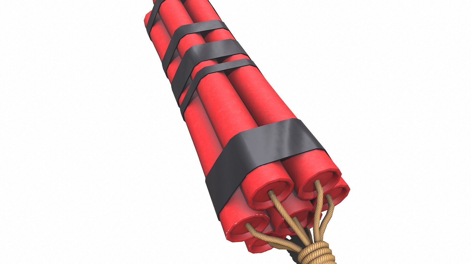 Dynamite Low-poly PBR Low-poly 3D model_7