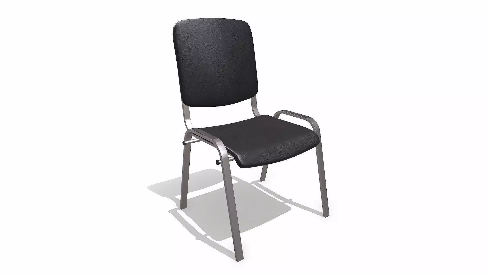 Chair Low-poly PBR Free low-poly 3D model_0